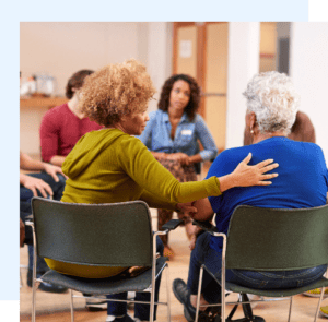 Support group community meeting